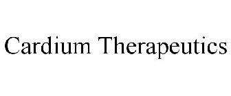 CARDIUM THERAPEUTICS