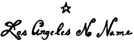 LOS ANGELES NO NAME