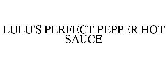 LULU'S PERFECT PEPPER HOT SAUCE