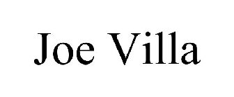 JOE VILLA