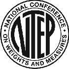 NTEP NATIONAL CONFERENCE ON WEIGHTS AND MEASURES