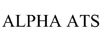 ALPHA ATS