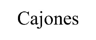 CAJONES