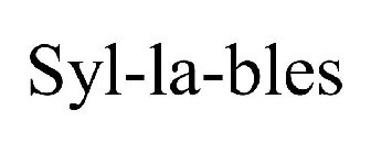 SYL-LA-BLES