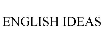 ENGLISH IDEAS