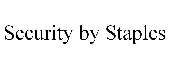 SECURITY BY STAPLES