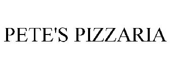 PETE'S PIZZARIA