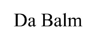 DA BALM