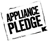 APPLIANCE PLEDGE POWERED BY SEARS K