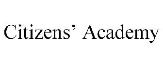 CITIZENS' ACADEMY