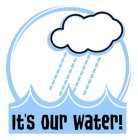 IT'S OUR WATER!