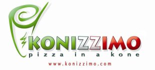 KONIZZIMO PIZZA IN A KONE WWW.KONIZZIMO.COM