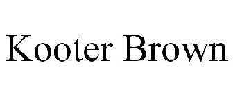 KOOTER BROWN