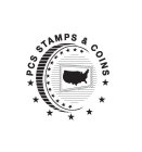 PCS STAMPS & COINS