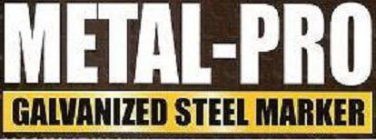 METAL-PRO GALVANIZED STEEL MARKER