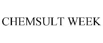 CHEMSULT WEEK