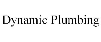 DYNAMIC PLUMBING