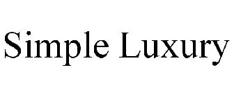 SIMPLE LUXURY