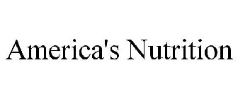 AMERICA'S NUTRITION