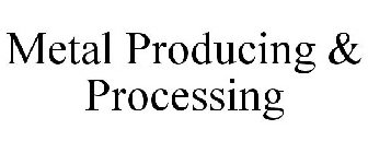 METAL PRODUCING & PROCESSING