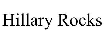 HILLARY ROCKS