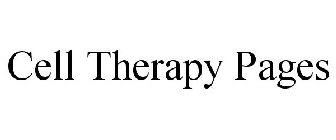 CELL THERAPY PAGES