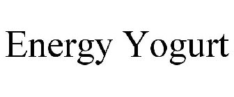 ENERGY YOGURT