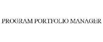 PROGRAM PORTFOLIO MANAGER