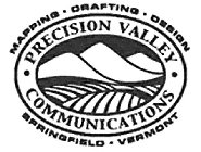 MAPPING · DRAFTING · DESIGN · PRECISION VALLEY · COMMUNICATIONS SPRINGFIELD · VERMONT