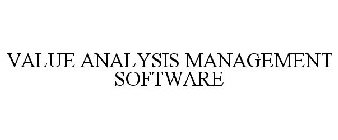 VALUE ANALYSIS MANAGEMENT SOFTWARE