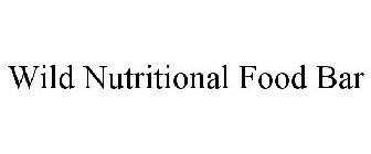 WILD NUTRITIONAL FOOD BAR