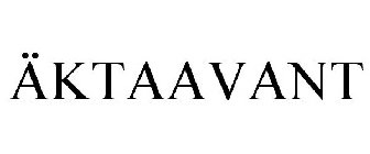 ÄKTAAVANT