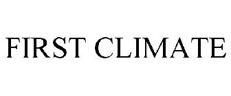 FIRST CLIMATE