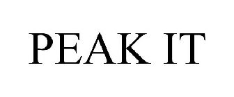 PEAK IT