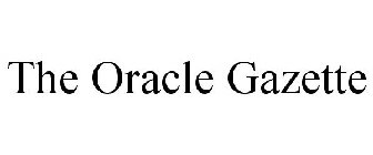 THE ORACLE GAZETTE