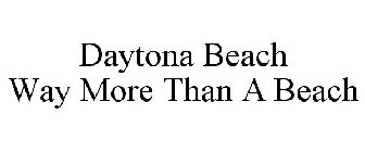 DAYTONA BEACH WAY MORE THAN A BEACH