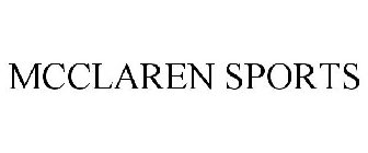 MCCLAREN SPORTS