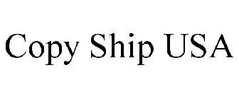 COPY SHIP USA