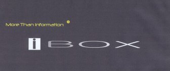 MORE THAN INFORMATION IBOX