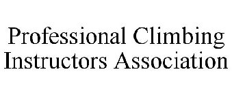 PROFESSIONAL CLIMBING INSTRUCTORS ASSOCIATION