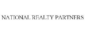 NATIONAL REALTY PARTNERS