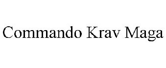 COMMANDO KRAV MAGA
