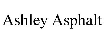 ASHLEY ASPHALT