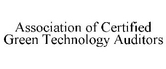 ASSOCIATION OF CERTIFIED GREEN TECHNOLOGY AUDITORS