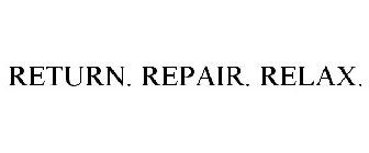 RETURN. REPAIR. RELAX.