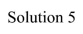 SOLUTION 5