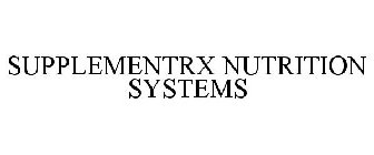 SUPPLEMENTRX NUTRITION SYSTEMS