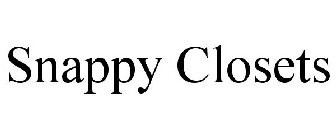SNAPPY CLOSETS