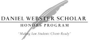 DANIEL WEBSTER SCHOLAR HONORS PROGRAM 