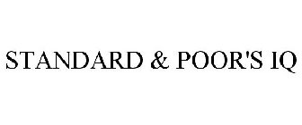 STANDARD & POOR'S IQ